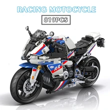 

Technical City Racing Race Motorcycle Model Building Blocks Diy Bricks Toys Brithday Gifts Children Kid Boys Children