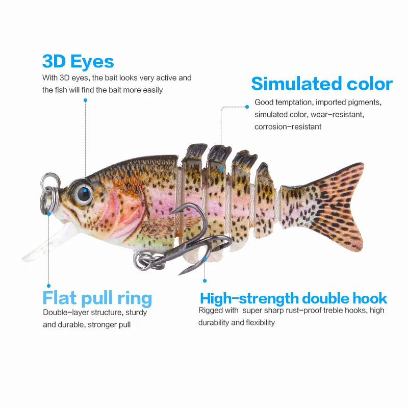 Новинка 5,2 см приманка для рыбной ловли Minnow Stream мини приманки для форели маленький вибрирующий светильник Whopper тонущий кренкбейт японская зимняя Снасть