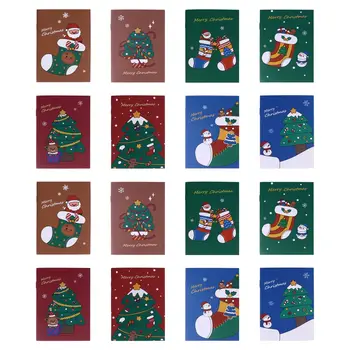 

50pcs Christmas Theme Notepad Adorable Fashion Durable Stylish Writing Diary Cartoon Notepad Student Stationery Student Notebook