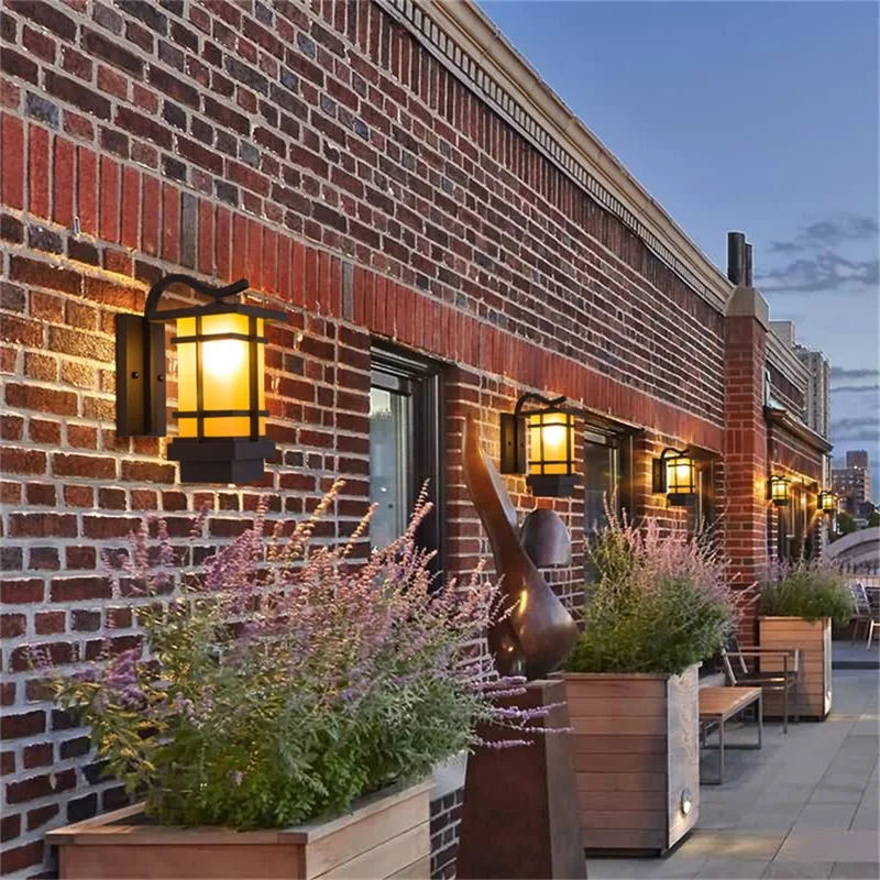 Externas à Prova D'água para Varanda Casa de Campo Led de Parede para Áreas Dlmh-iluminação Varanda Corredor 1 Cheap Luminárias de parede externas