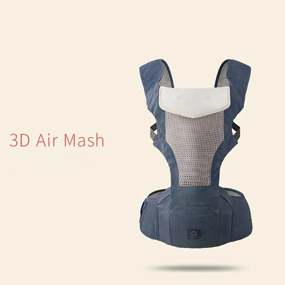 3D Air Baby Carrier младенческий Хипсит, передний ремень, плечевой ремень, слинг для новорожденных, подшипник загрузки, 20 кг, сетка, удобная, прочная