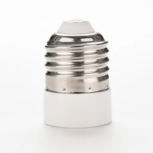 Огнеупорный материал E27 к E14 держатель лампы конвертер гнездо преобразования светильник лампа база Тип адаптер MU8669