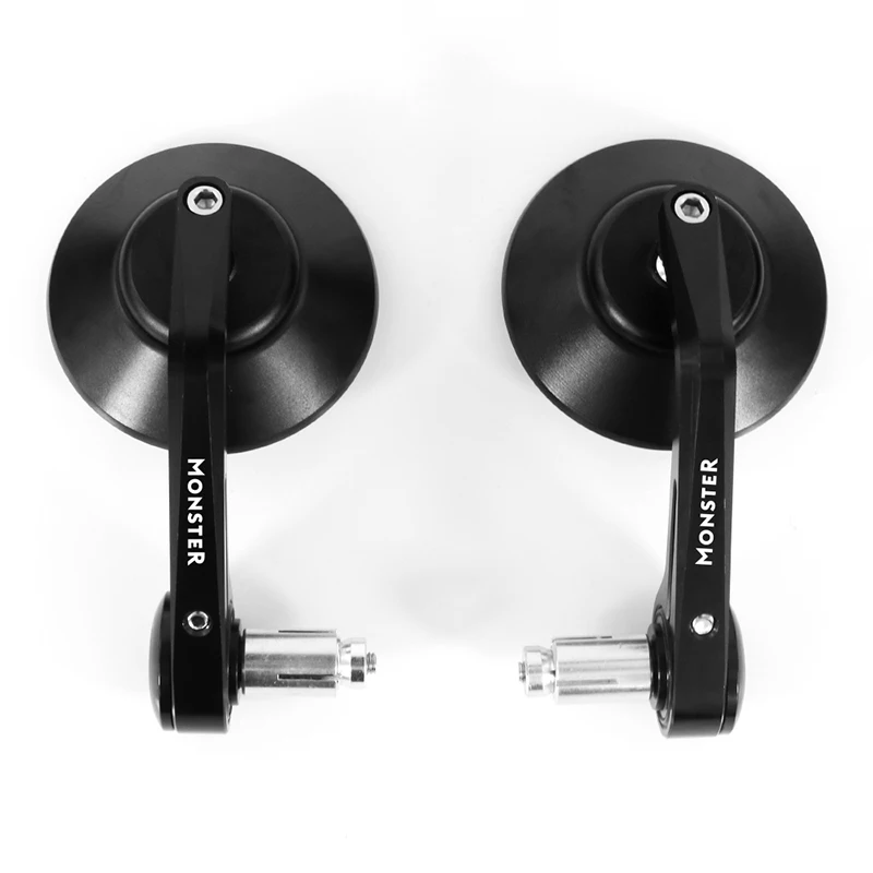 Motorcycle CNC Rear View Side Mirrors Handle Bar End Mirror for Ducati Monster 695 696 796 797 821 1100 1200 1200S 1200R S2R