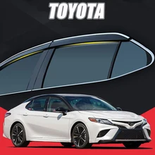 Для TOYOTA Corolla/Camry/Land Crulser/Защита от дождя/Защита от дыма окно Дождь Окно ветровой козырек 4 шт./1 комплект 2007