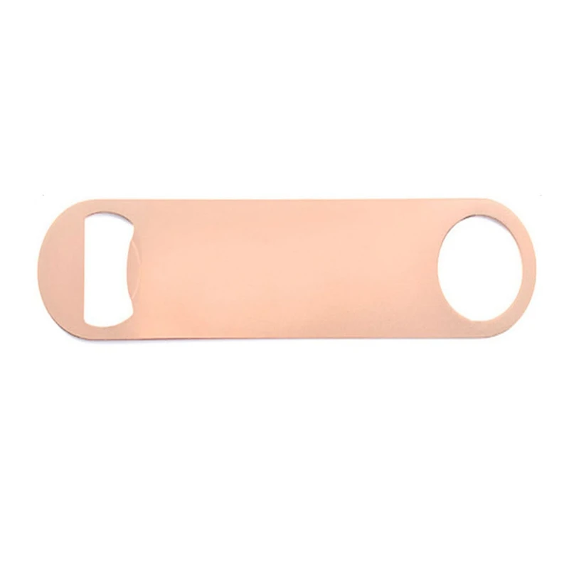 

Bottle Opener Flat Portable Reusable 2CR12 Stainless Steel Beer Cap Remover For Bar Bartenders metallic portable bottle open too