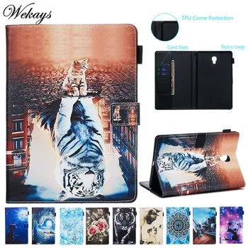 

Coque For Samsung Tab A2 10.5 T590 Cartoon Leather Smart Stand Case For Samsung Galaxy Tab A 10.5 2018 T590 T595 T597 Cover Case
