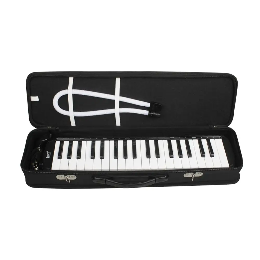

32 Keys Piano Melodica Pianica Storage Case Two-way Zipper Carrying Box For Beginners Students