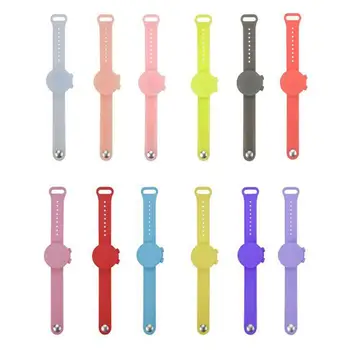 

2020 Portable Soft Silicone Handwashing Wristband No Wash With Handsanitizer Newest USA Biosafetyband With Refilling Bottle
