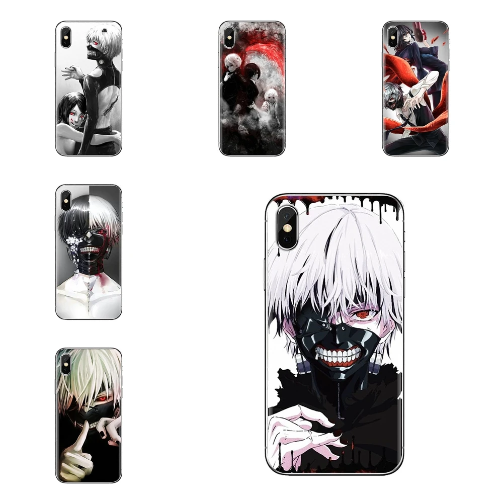

For Samsung Galaxy S2 S3 S4 S5 MINI S6 S7 edge S8 S9 Plus Note 2 3 4 5 8 Coque Fundas tokyo ghoul kirishima touka Kaneki Housing