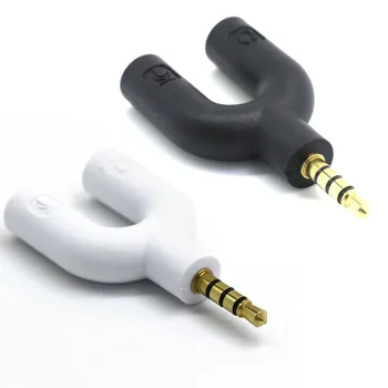

Headphone Microphone Splitter 3.5mm Audio Splitter U Jack to Headphone Microphone 2 Way U Splitter Converter Adaptor