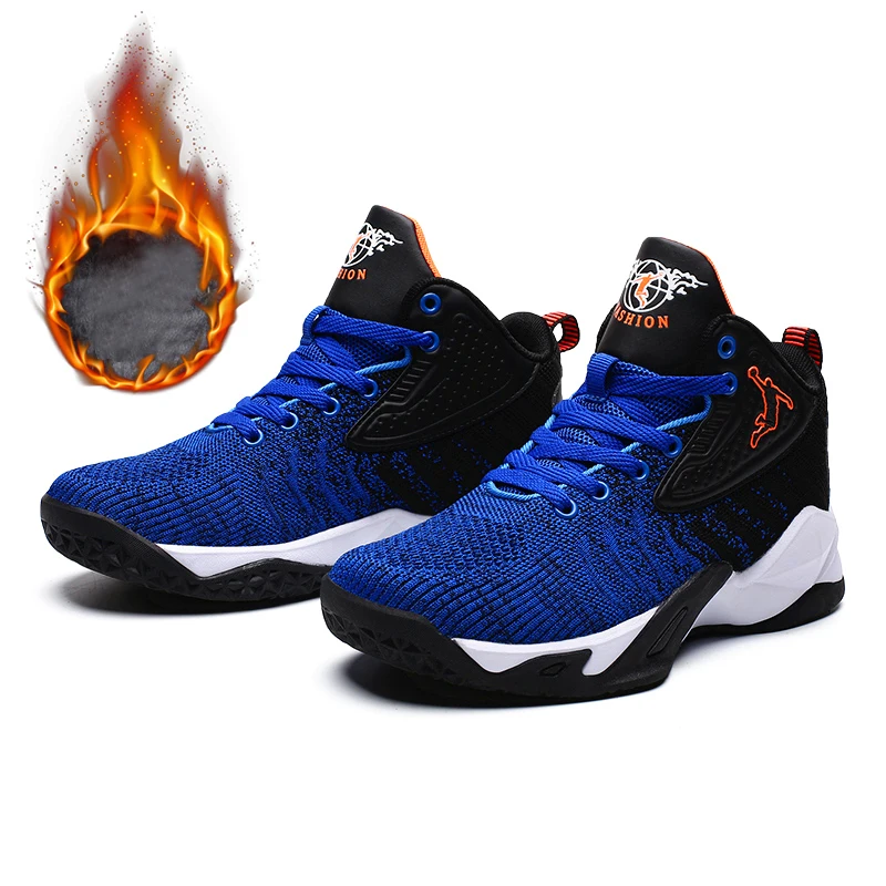 Новинка зимы Иордания баскетбол ShoesLight и износостойкие сетки Спортивная Для мужчин Иордания обувь большой унисекс с нескользящей подошвой; обувь для влюбленных