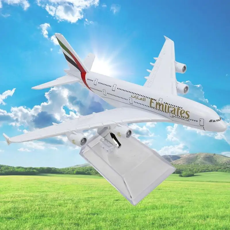 16 см 1:400 A380 Emirates Airlines модель самолета из металлического сплава модель самолета Модель пассажира Декор самолет подарок на день рождения