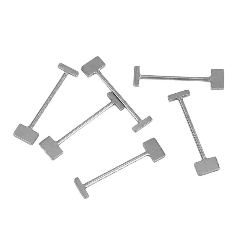 30xSteel Needles 100 шт./компл. для пальцев, искусственные бриллианты, Т-образный уровень танкетке расшивки для напольных покрытий настенная плитка Carrelage выравнивания Системы уравнитель локатор Распорки - Цвет: 30xSteel Needles