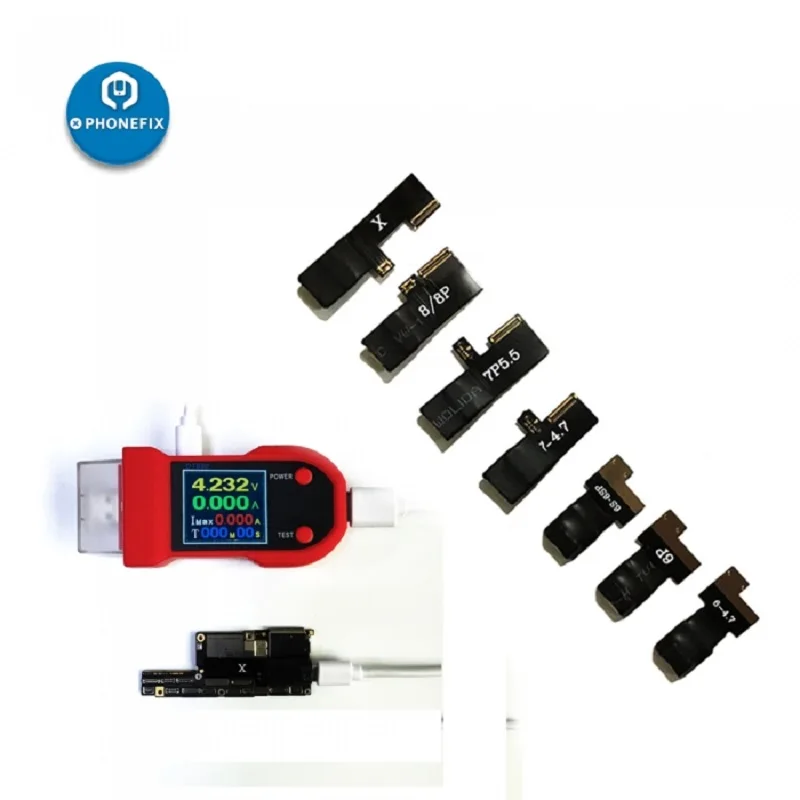 PHONEFIX телефон usb зарядный порт Текущий тестер USB PD Измерение Цифровой вольтметр для iPhone 6 6S 7 7P 8 X XS