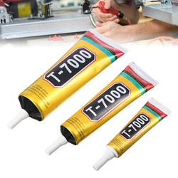 Colle adhésive polyvalente pour réparation de résine époxy, 1x15/50/100ML, pour téléphone, écran tactile LCD, bijoux, artisanat, DIY bricolage, T7000 