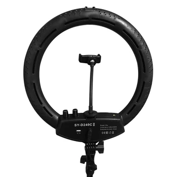

14 Inch LED Ring Light Video Makeup Lamp Photography Camera Phone Ring Light With Phone Holder for Youtube Live Selfie