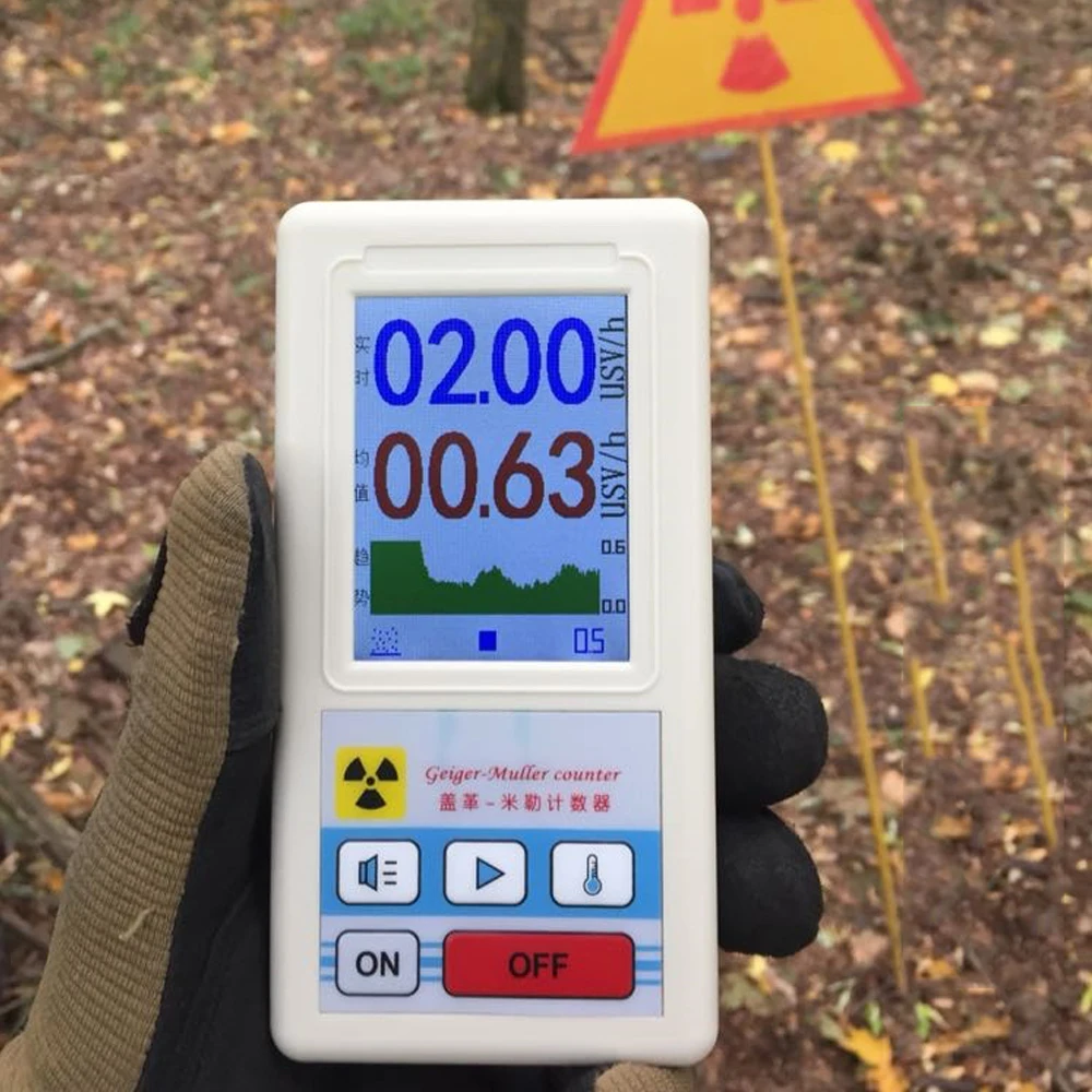 Geiger Counter Nuclear Radiation Detector Portable X-ray Beta Gamma Detector Indoor Outdoor Radiati