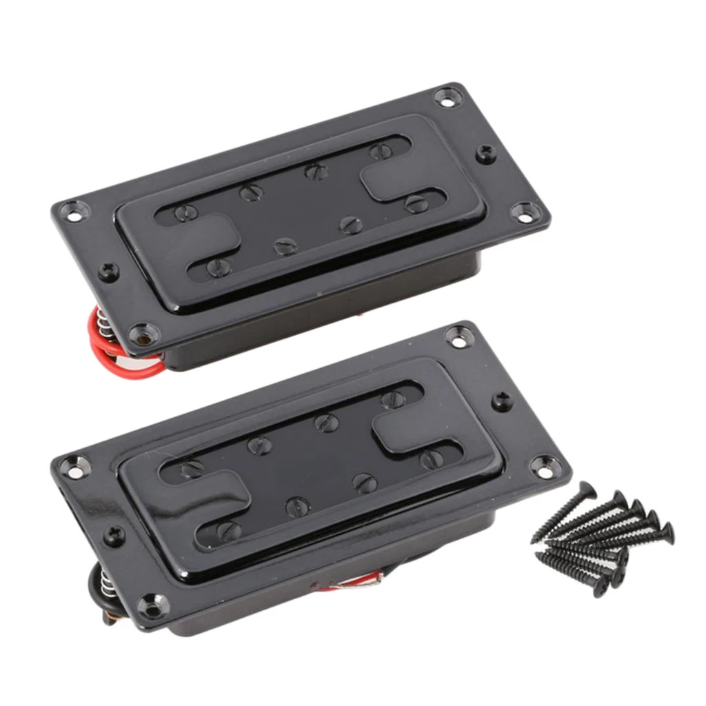 4 String Bass Guitar Pickup Electric Bass Humbucker With Screws Kit