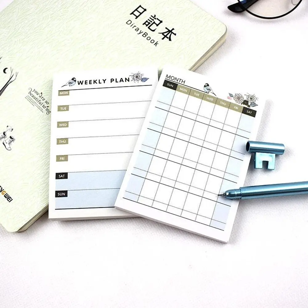Стикеры для заметок С Рисунком Птиц 60 листов|planner weekly monthly|memo stickymemo cute |