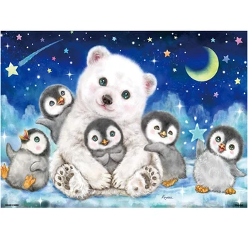 

5D Diamond Painting Arctic penguin Home Decoration Full Drill Embroidery diamond Handicraft Kits Mosaic Picture For Kids