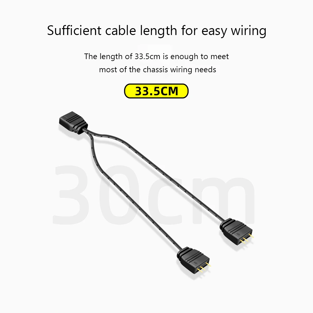 Efficient Cooling Hub: Maximize airflow with our 5V 3Pin Fan Hub Splitter. Sync multiple fans seamlessly. Enhance your cooling setup! Description Image.This Product Can Be Found With The Tag Names Cheap Computer Cables Connectors, Computer Cables Connectors, Computer Office, High Quality Computer Office