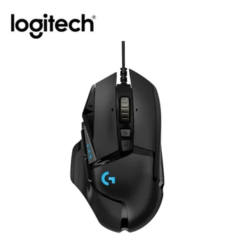 

Logitech G502 Hero Gaming Mouse 16000DPI RGB Backlight Programmable Mouse Professional gaming Mice for PUBG LOL Desktop Laptop