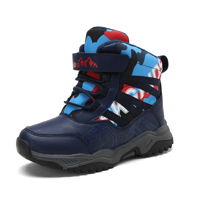 

Boys winter shoes plush hiking sneakers kids boots for big boy children warm boots EUR size 32-39 new style boy sneaker
