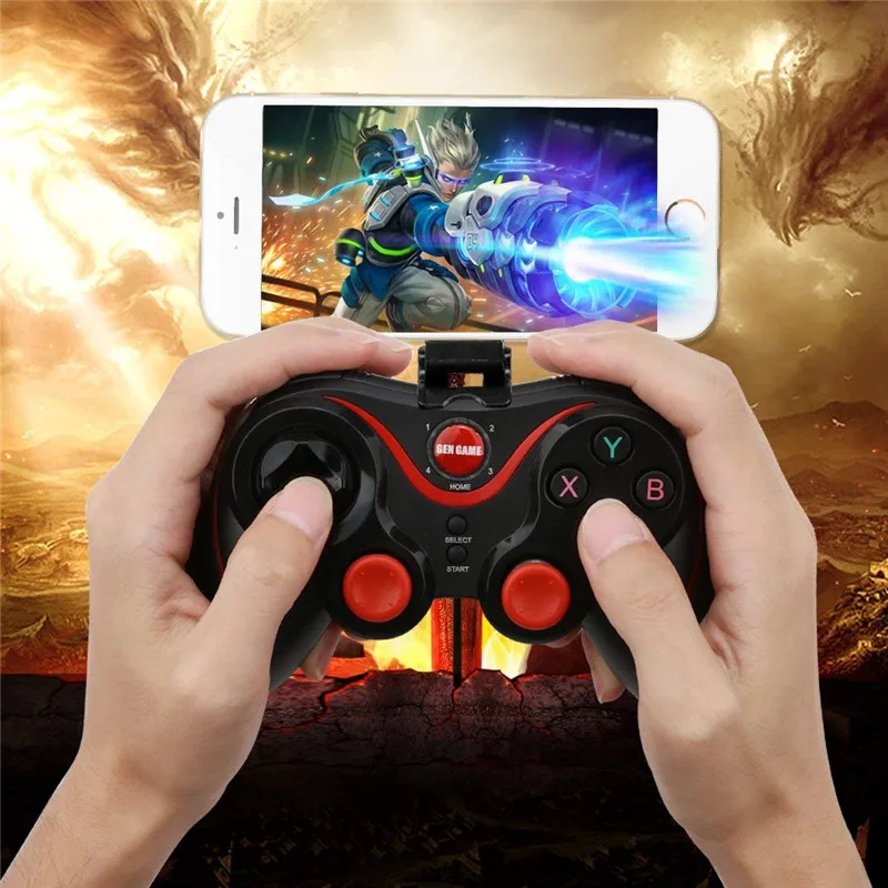 Беспроводной контроллер Bluetooth 3,0 для Gen game S5 T3 S3 PS3 S600 STB S3VR, игровой геймпад для телефонов на базе Android iOS, ПК, джойстик