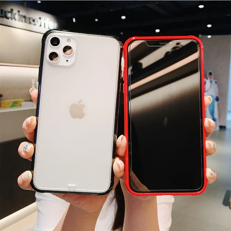 IMIDO простой и яркий чехол для IPhone 11pro Max/X Xrxs Max/7 8 p/6 6sp прозрачный силикагель