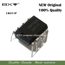 10PCS LM311P DIP8 LM311 DIP 311P DIP-8 DIFFERENTIAL COMPARATORS WITH STROBES new original IC