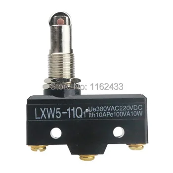 

10pcs/lot LXW5-11Q1 panel mount roller plunger micro switch LXW5 series reset limit switch momentary travel switch