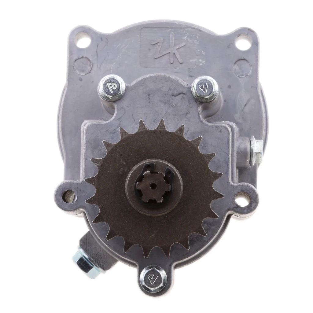 47cc 49cc 2/4-Stroke Motorized Bicycle Engine Clutch Gearbox Gear Box 17 Tooth, Aluminum