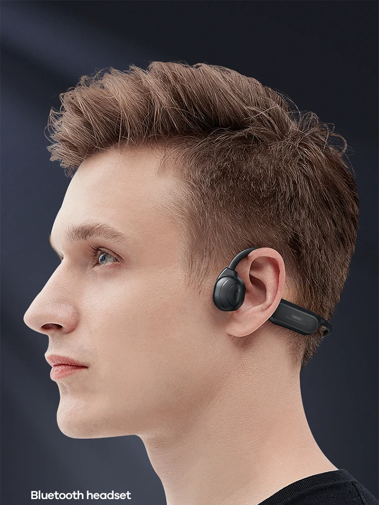 REMAX Bluetooth Earphone Bone Conduction Wireless Headphones Not Inear
