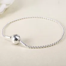 Высочайшее качество, 925 пробы серебряный браслет, коллекция, бисерный браслет, браслет, подходит для женщин, бусина, шарм, сделай сам, европейская бижутерия