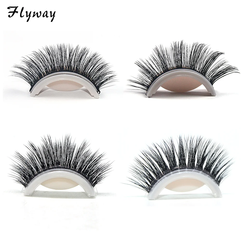 

glue free self-adhesive eyelash false eyelashes/mink lashes/Makeup Extension-Eyelashes