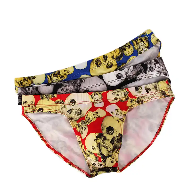mens skull bathing suits