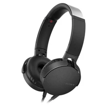 Гарнитура накладные Sony MDR-XB550AP 1.2м черный проводные