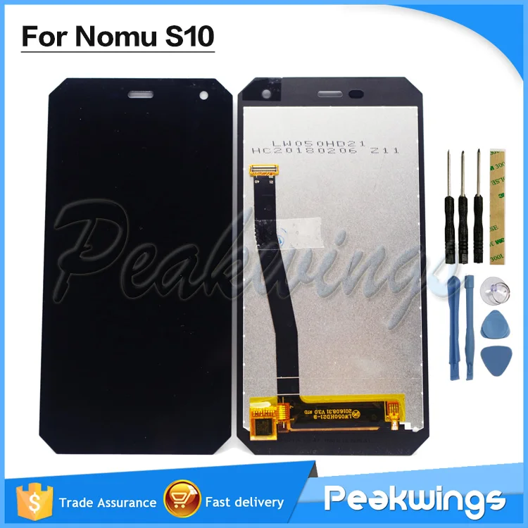 

Tested LCD Display For NOMU S10 LCD Display With Touch Screen Assembly For NOMU S10 LCD