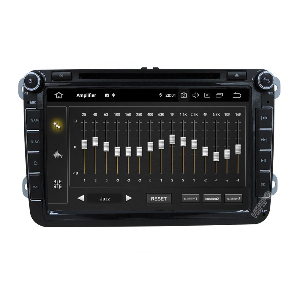 Clearance IPS DSP Android 9.0 2 din multimedia PLAYER For VW passat CC 3C b5 b6 golf 5 6 polo tiguan Turan Seat Altea Toledo BORA RADIO 5