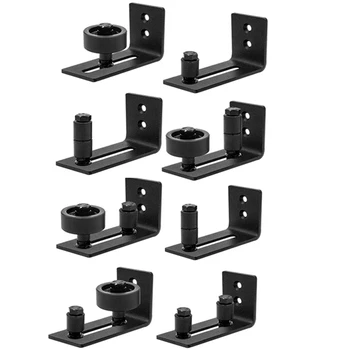 

Sliding Door System Running Track, 8-In-1 Adjustable Multistyle Sliding Door Running Track for Barn Door, Glass Door