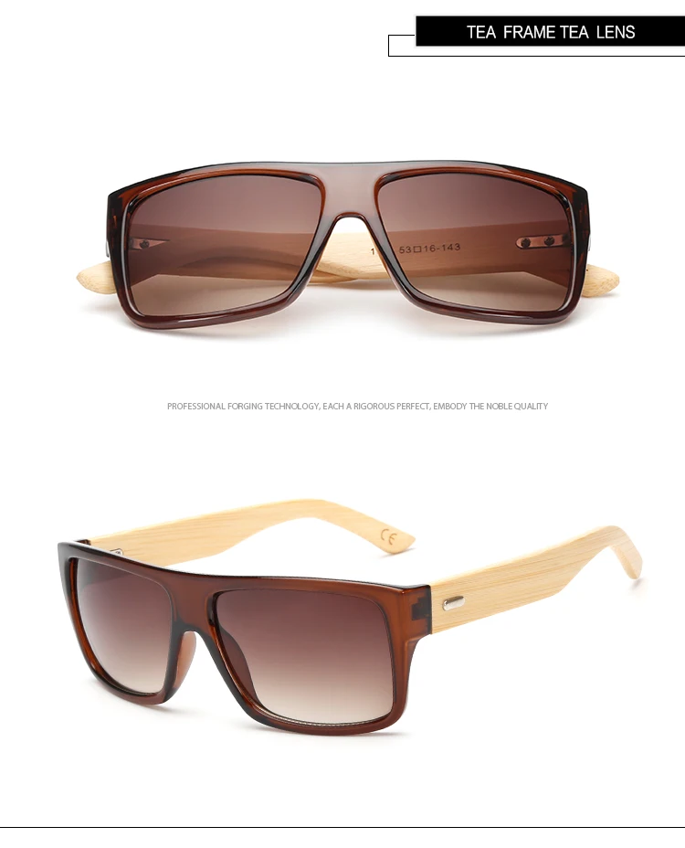 Деревянные мужские солнцезащитные очки, поляризационные деревянные солнцезащитные очки для женщин, зеркальные линзы, ручная работа, модные UV400 очки, аксессуары - Цвет линз: N1523--A8