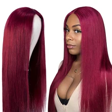 YEZ 99j Lace Front Wig 13x4 Brazilian Hair Blonde Lace Front Wig Human Hair 180 Density 4x4 Closure Wig Y37913