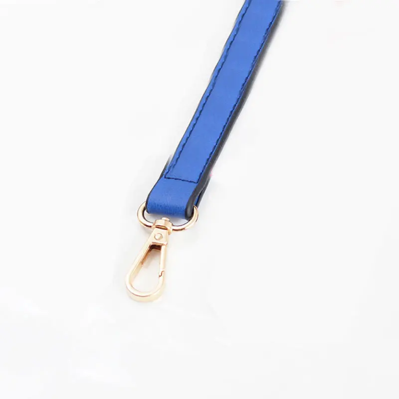 New 120cm Long PU Leather Shoulder Bag Strap Handbag straps Handles DIY Purse Handle for Handbag Belts Strap Bag Accessories - Цвет: Синий