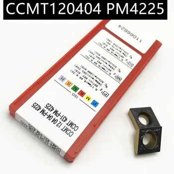 

10PCS CCMT120404 PM4225 Carbide Insert Turning Tool Turning Milling Cutter CNC Cutting Tool Slot Cutting PM 4225