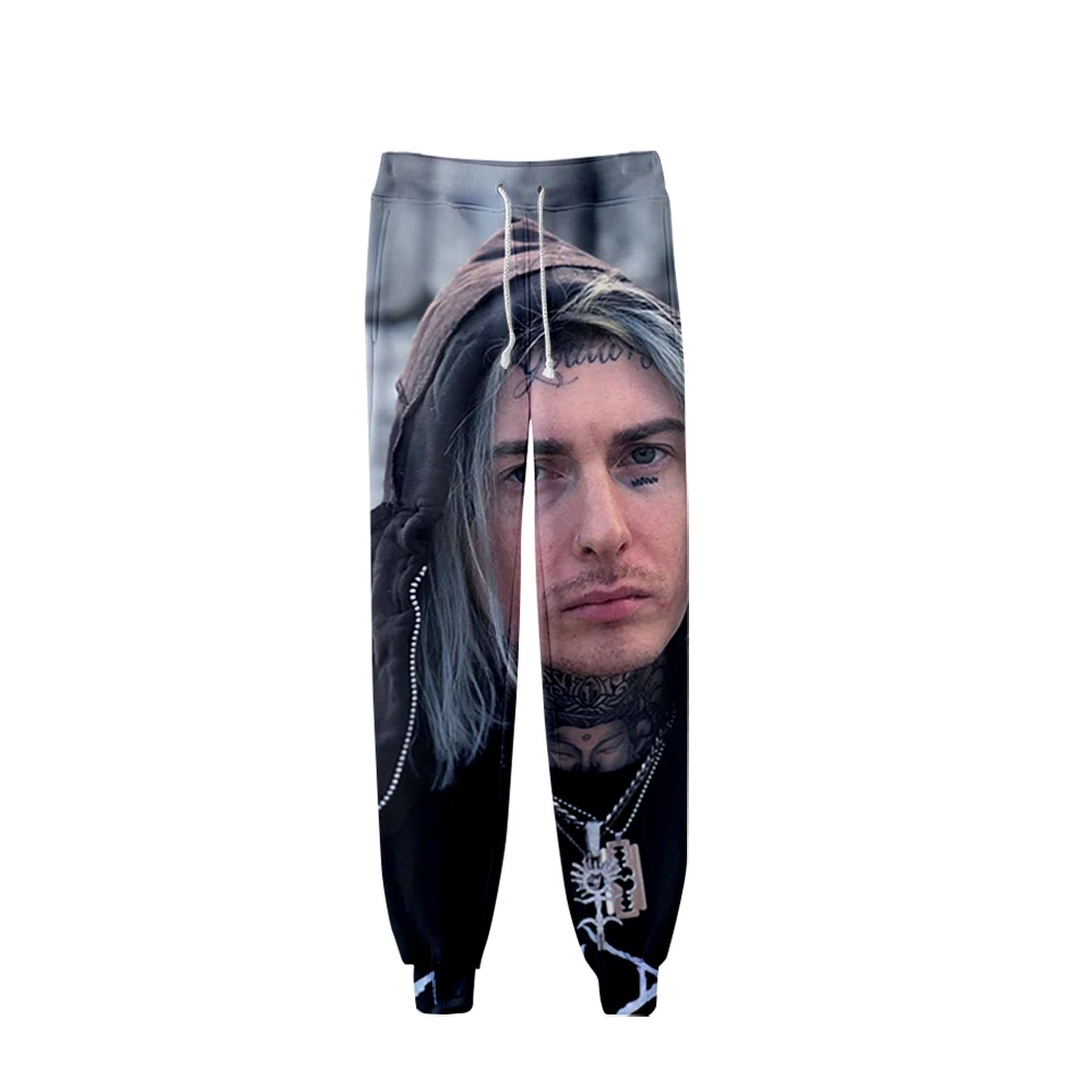 Ghostemane брюки мужские хип-хоп брюки Kpop модные повседневные высококачественные тонкие Ghostemane брюки для мужчин Уличная одежда