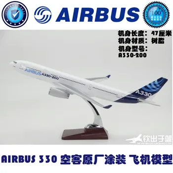 

Diecast 1:160 Airplane Model A330-200 Original Model A330 Airbus Prototype Painted Aircraft Model with Base Kit Resin 47cm