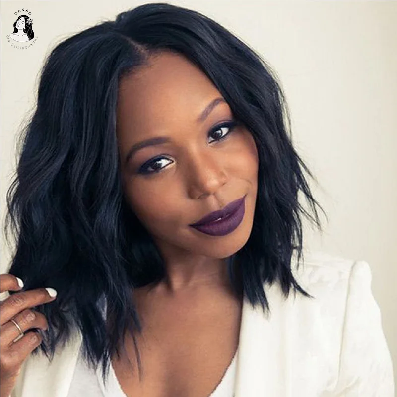 

DANBO high temperature resistant synthetic wig shoulder-length natural wig Bob wig