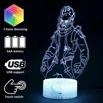 

Fortress night season 10 Eternal Voyager Action Model Figure Deocr Lamp Battle Royale 3d iillusion night lights toys Christmas