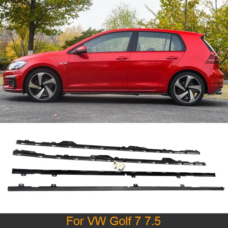 4 шт. защитные накладки на пороги для Volkswagen VW GOLF 7 5 R Line хэтчбек 2014 - 2018 | Автомобили и