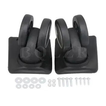 

BQLZR 2pcs 9.9cmx7.8cmx9.4cm Luggage Universal Front Wheel with Screw W002#